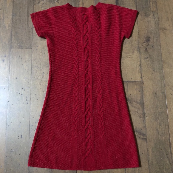 Banana Republic Wool Cable Knit Sweater Dress Med - Picture 2 of 3
